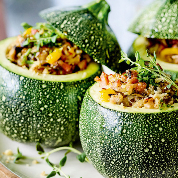 Courgette Ronde Nice à Fruit Rond - Variété Originale Cultivée par les Élèves